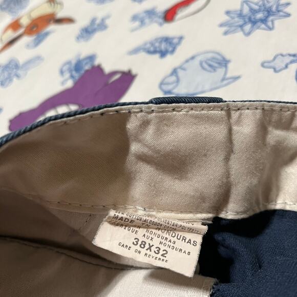 Vintage 90s Dickies 874 Blue Workwear Pants 38x32 - Picture 4 of 4